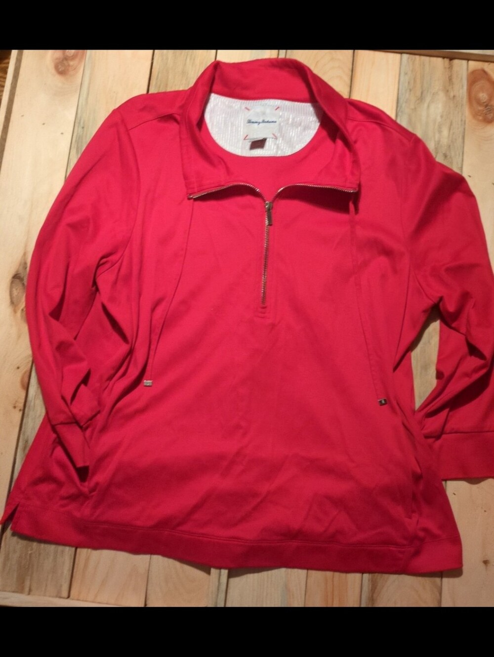 Tommy Bahama 1/4 zip athletic pullover
